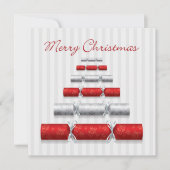 Elegante Weihnachtsbonbons Einladung (Vorderseite)