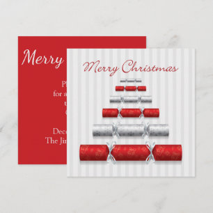 Elegante Weihnachtsbonbons Einladung