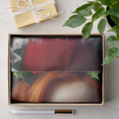 Elegante Weihnachtsdame mit rotem Haar Seidenpapier (Geschenk)