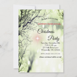 Elegante Weihnachtseinladung Einladung