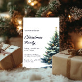 Elegante Weihnachtsfeier Einladung