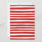 Elegante Weihnachtsfeier Einladung (Rückseite)