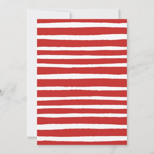 Elegante Weihnachtsfeier Einladung (Rückseite)