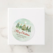 Elegante Weihnachtsfeier Geschenkanhänger (Beispiel)