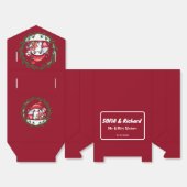 Elegante Weihnachtsfeier Geschenkschachtel (Ungefaltet)