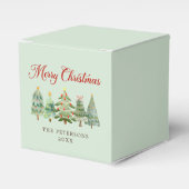 Elegante Weihnachtsfeier Geschenkschachtel (Vorderseite)