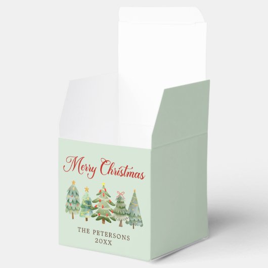 Elegante Weihnachtsfeier Geschenkschachtel (Geöffnet)