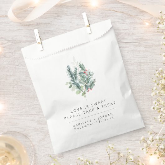 Elegante Weihnachtsfeier Geschenktütchen (Ausgeschnitten)