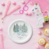 Elegante Weihnachtsfeier Pappteller (Party)