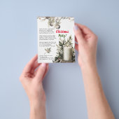 Elegante Weihnachtsfeiertage Candle Party Einladun Flyer (Gruppe)