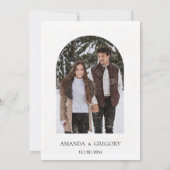 Elegante Weihnachtsfeiertage Einladung (Rückseite)