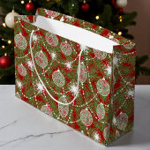 Elegante Weihnachtsfeiertage Große Geschenktüte