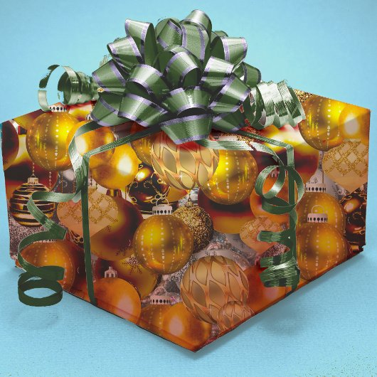 Elegante Weihnachtsfeiertage in Silbergold W Geschenkpapier