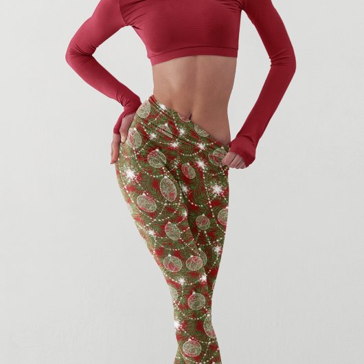 Elegante Weihnachtsfeiertage Leggings