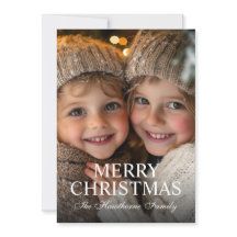Elegante Weihnachtsfoto-Überlagerung Foto