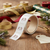 Elegante Weihnachtsfreuden für den Weltkrieg Runder Aufkleber