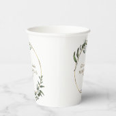 Elegante Weihnachtsgärten Pappbecher (Rechts)