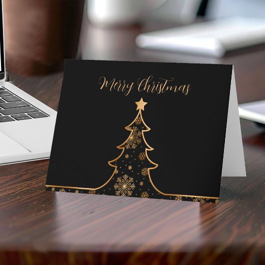 Elegante Weihnachtsgeschäftskarten