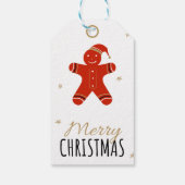 Elegante Weihnachtsgeschenke Tags Geschenkanhänger (Rückseite)