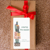 Elegante Weihnachtsgeschenke Weihnachtssticker