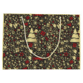 Elegante Weihnachtsgeschenktasche Große Geschenktüte (Rückseite)