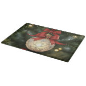 Elegante Weihnachtsgeschichtssammlung mit Red Bow Schneidebrett (Ecke)