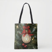 Elegante Weihnachtsgeschichtssammlung mit Red Bow Tasche (Vorderseite)