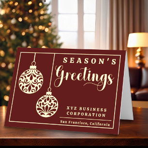 Elegante Weihnachtsgrüße für Unternehmen