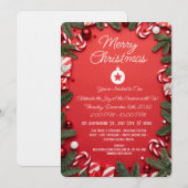 Elegante Weihnachtsgrüße Karte zum Feiertag (Vorne/Hinten)