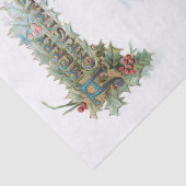 Elegante Weihnachtsgrüße mit Holly & Windmill Seidenpapier (Ausschnitt)