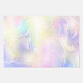 Elegante Weihnachtsholografie Geschenkpapier Set (Vorderseite 2)