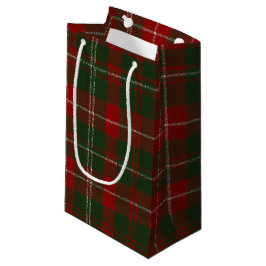Elegante Weihnachtskaros Kleine Geschenktüte