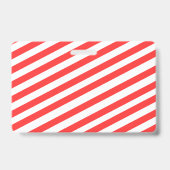 Elegante Weihnachtskarte" Ausweis (Rückseite)