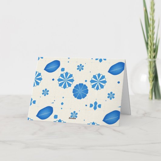 Elegante Weihnachtskarte Dankeskarte (Rückseite)