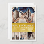 Elegante Weihnachtskarte Einladung (Vorne/Hinten)