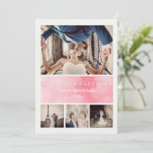 Elegante Weihnachtskarte Einladung (Stehend Vorderseite)