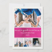 Elegante Weihnachtskarte Einladung (Vorderseite)