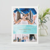 Elegante Weihnachtskarte Einladung (Stehend Vorderseite)