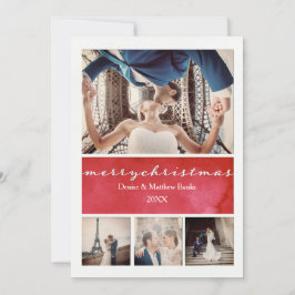 Elegante Weihnachtskarte Einladung