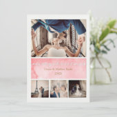 Elegante Weihnachtskarte Einladung (Stehend Vorderseite)