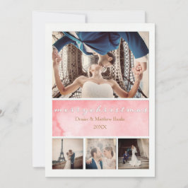 Elegante Weihnachtskarte Einladung