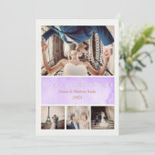 Elegante Weihnachtskarte Einladung (Stehend Vorderseite)