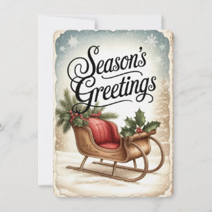 Elegante Weihnachtskarte Feiertagskarte