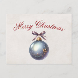 Elegante Weihnachtskarte Feiertagspostkarte