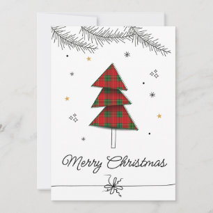 Elegante Weihnachtskarte Festliche Feiertagsgrüß Feiertagskarte