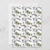 Elegante Weihnachtskarte | FotoCollage Feiertagskarte (Rückseite)