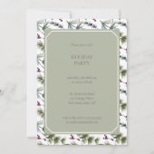 Elegante Weihnachtskarte | FotoCollage Feiertagskarte (Vorderseite)