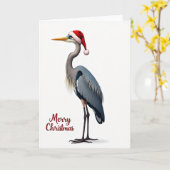 Elegante Weihnachtskarte mit Vogel Karte (Gelbe Blume)