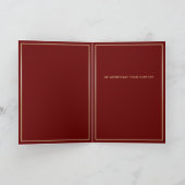 Elegante Weihnachtskarten der legalen Industrie Feiertagskarte (Innenseite)