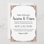 elegante Weihnachtskarten Einladung (Vorderseite)